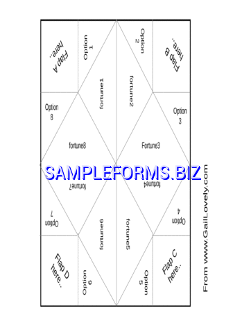 Cootie Catcher Template 3 pdf ppt free
